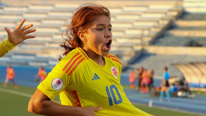 Ella es Gabriela Rodríguez, la delantera colombiana goleadora del Sudamericano Femenino sub-20