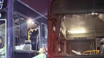 Bus de la empresa 10 E es atacado a balazos y el conductor resulta herido