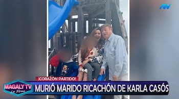 Karla Casós deixada pela viúva: assim expressou a morte de Bart Zickson após um ano de silêncio. Captação: Magaly TV La Firme.