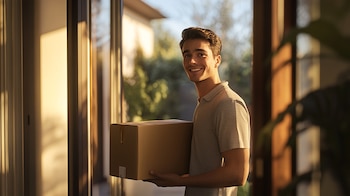 Repartidor de Mercado Libre es