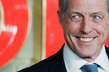 Hugh Grant, este año, durante el estreno de 'Dungeons and Dragons: Honor Among Thieves' en Londres (REUTERS/Maja Smiejkowska)