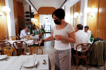 Para cenar en el interior