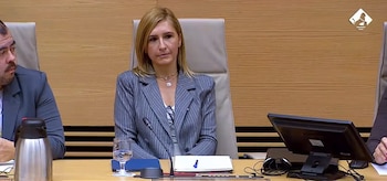 Salomé Pradas durante la comisión