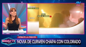 Magaly Medina no le cree a Curwen tras ampay de Carla Campos: “Negar lo evidente”. Captura: Magaly TV La Firme.