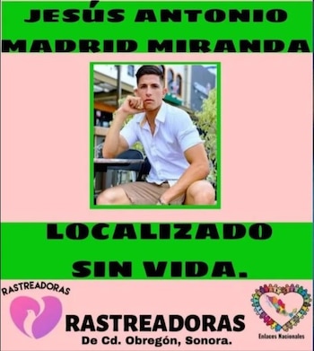 Joven localizado sin vida en