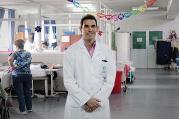 El doctor Álvaro Campero jefe