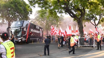 El momento de la llegada