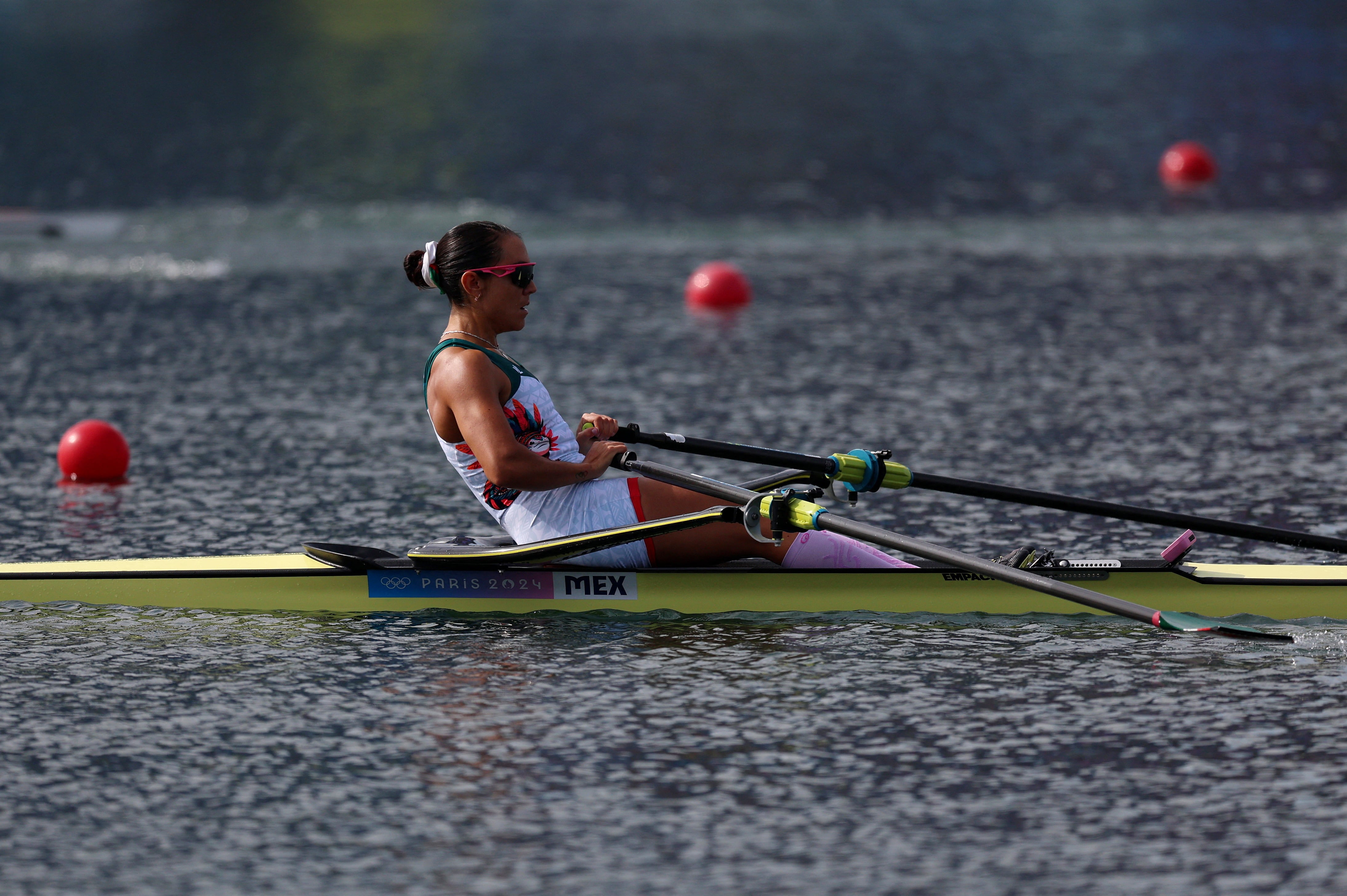 Kenia Lechuga en los Juegos Olímpicos de París 2024. (REUTERS/Molly Darlington)