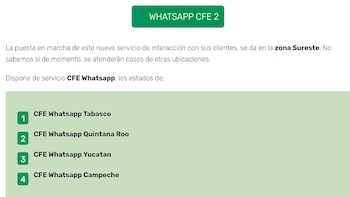 CFE no tiene cuentas por