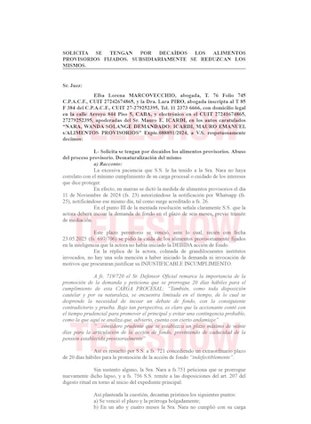 Un documento legal muestra la