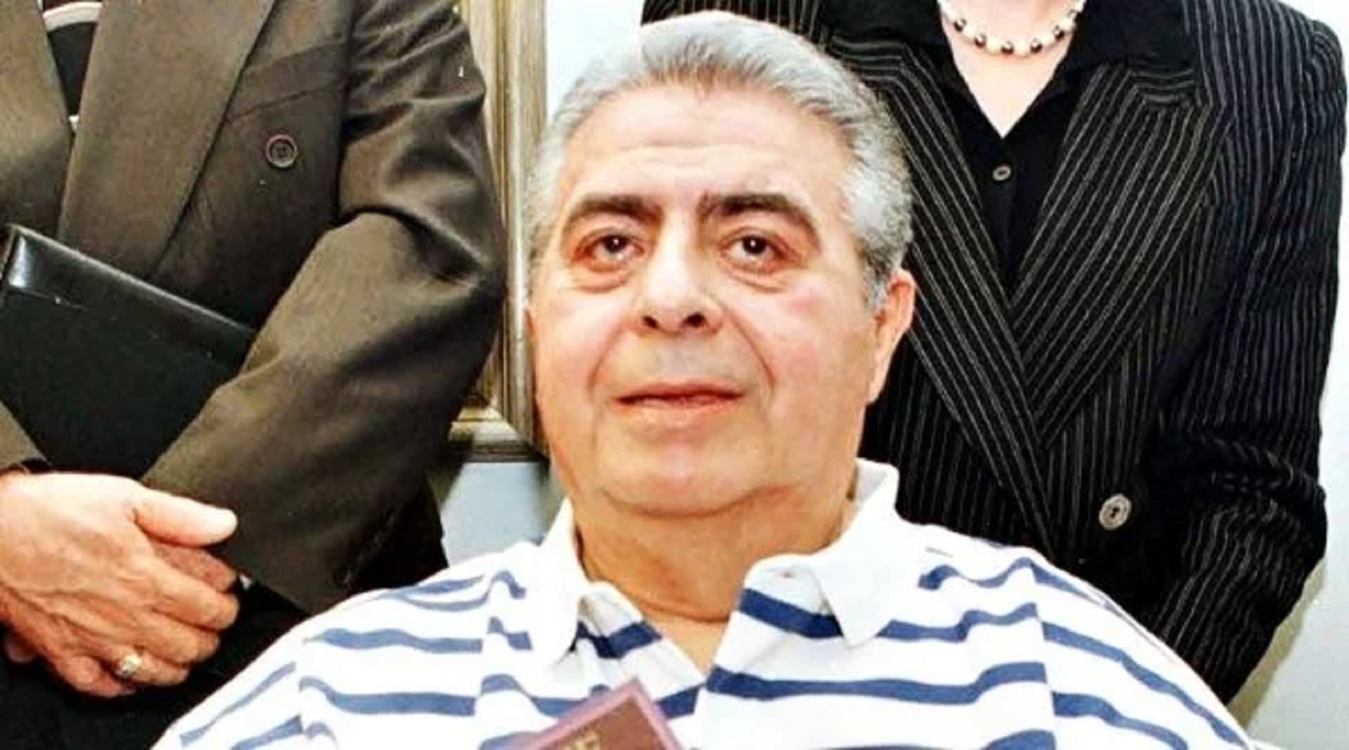 Porcel, en silla de ruedas, cuando ya se había retirado de la vida artística