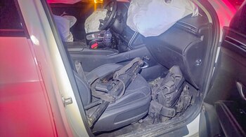 Una de las armas halladas