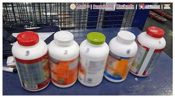 No eran suplementos alimenticios: transportaban hidrocodona clandestinamente en el aeropuerto de CDMX desde Colombia