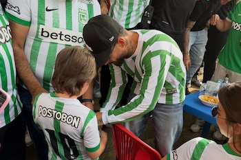 El artista aprovechó para compartir