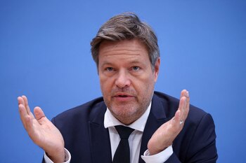 El vicecanciller alemán, Robert Habeck,