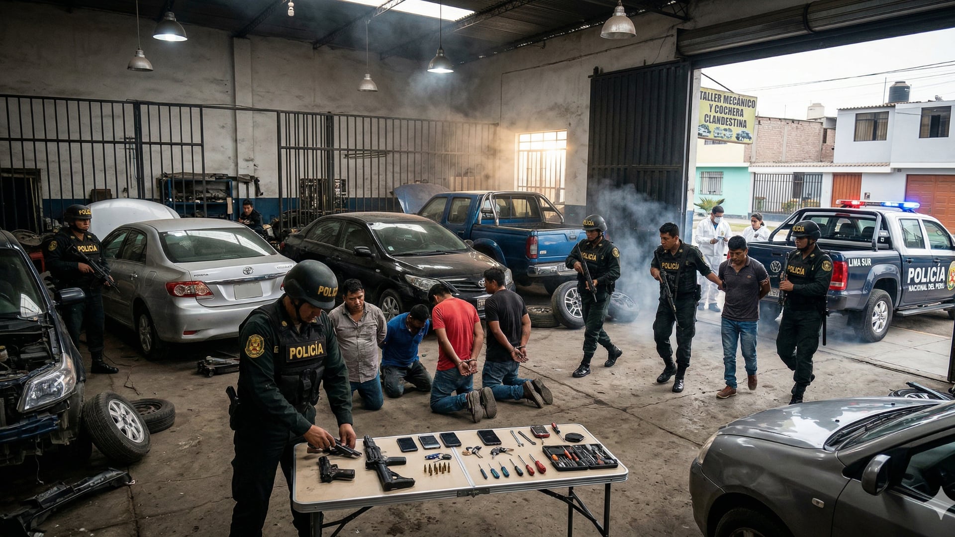 Banda Desmantelada: Robo de Vehículos en Lima Sur