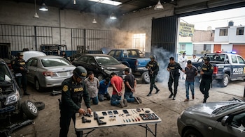 PNP captura banda dedicada al robo de autos en Lima Sur: operaban con armas y llevaban unidades a cochera clandestina
