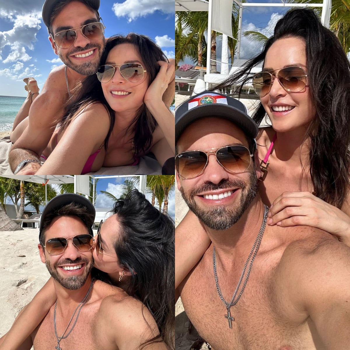 Los internautas criticaron a Carmen Villalobos y Frederik Oldenburg por sus declaraciones -crédito @cvillaloboss/Instagram