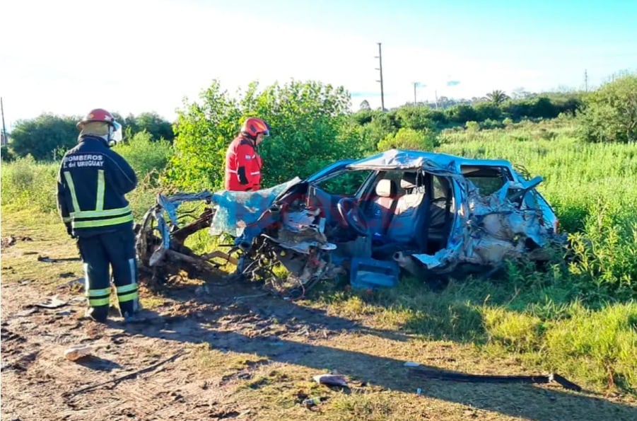 El choque ocurrió en la intersección de calle Artusi y 36 del Oeste Norte, uno de los accesos principales a la ciudad (El Once)