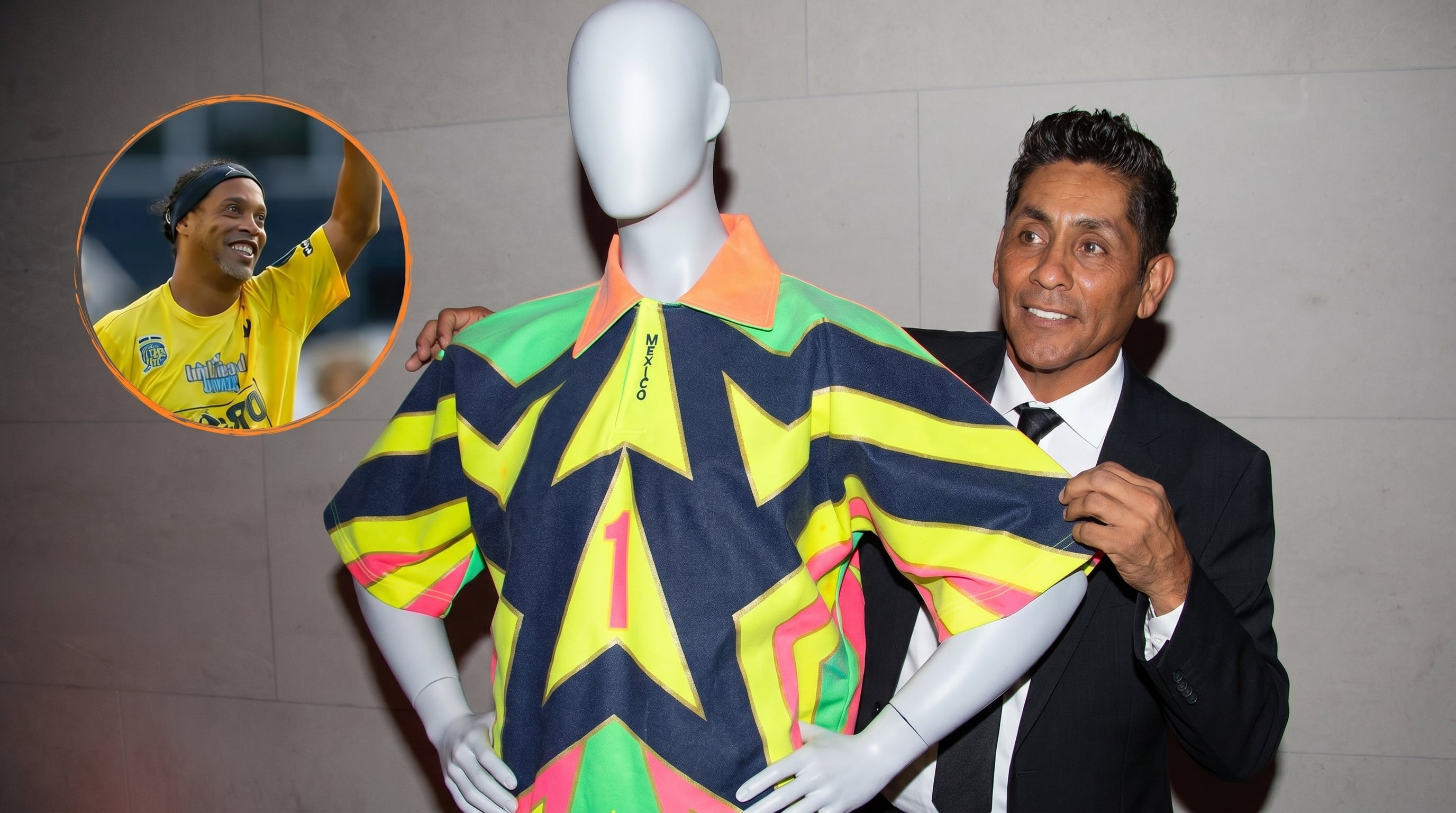 El brasileño le solicitó una firma en unos guantes durante una grabación de leyendas, pero el exportero mexicano lo frenó con un inesperado “¿Cómo te llamas?”. (Fotos: X/ SoyJorgeCampos1 - Sam Navarro/USA TODAY Sports)