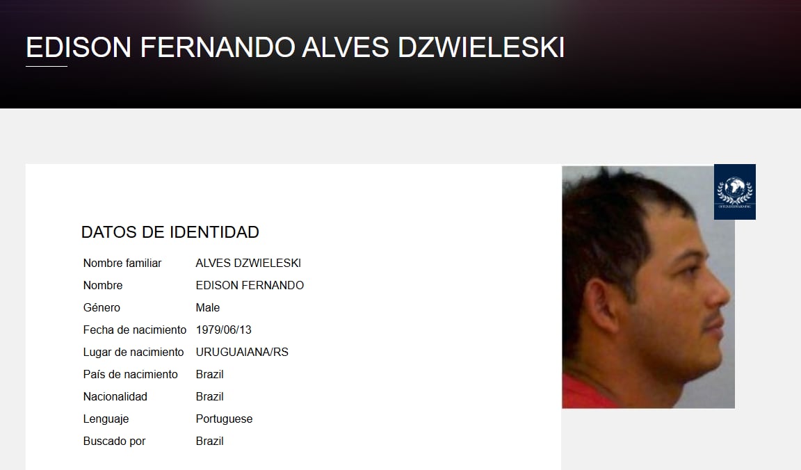 Edison Fernando Alves Dzwieleski, expulsado