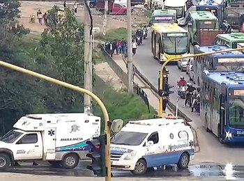 La vía fue despejada rápidamente