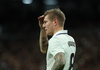 Toni Kroos en un partido