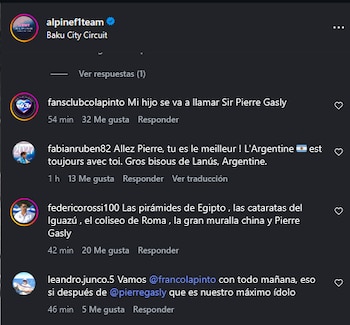 pierre gasly mensajes irónicos