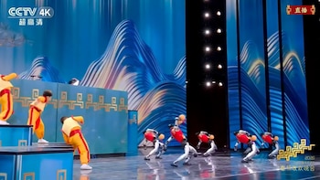 Los robots realizaron triples volteretas