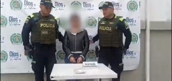 Una mujer fue sorprendida con