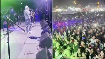 Realizaron concierto masivo en Baja