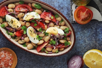 Receta de piyaz, la ensalada