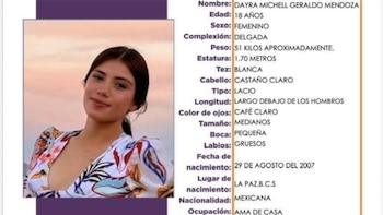 Dayra Michell, de 18 años, fue encontrada asesinada en La Paz, BC, estaría embarazada