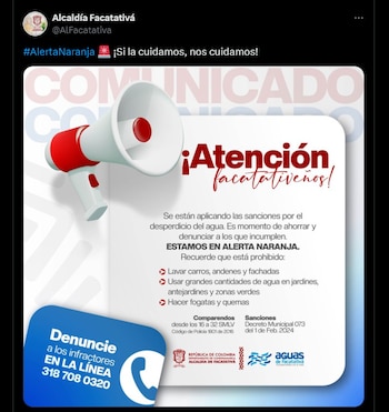 Alcaldía de Facatativá en X