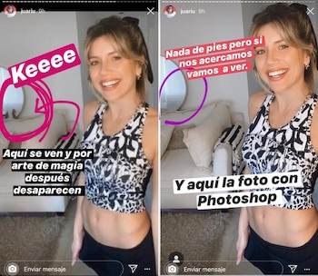 Laurita Fernandez foto cuarentena