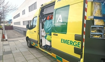 Imagen de recurso de una ambulancia. (Junta de Andalucía)