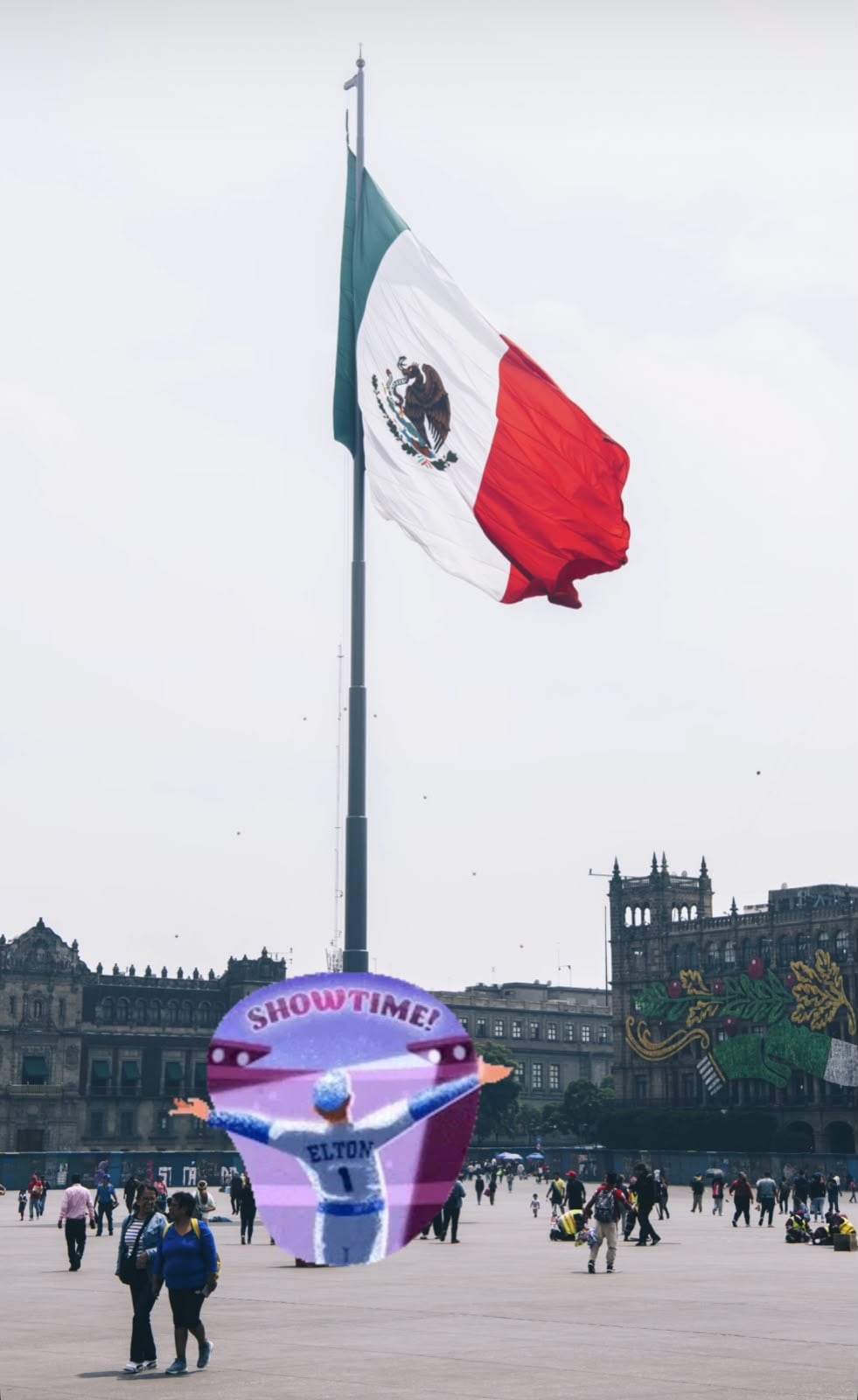 Elton John en CDMX (redes sociales)