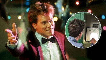 Kevin Bacon visitó su casillero