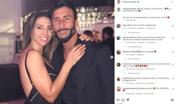 El tierno mensaje de Cinthia