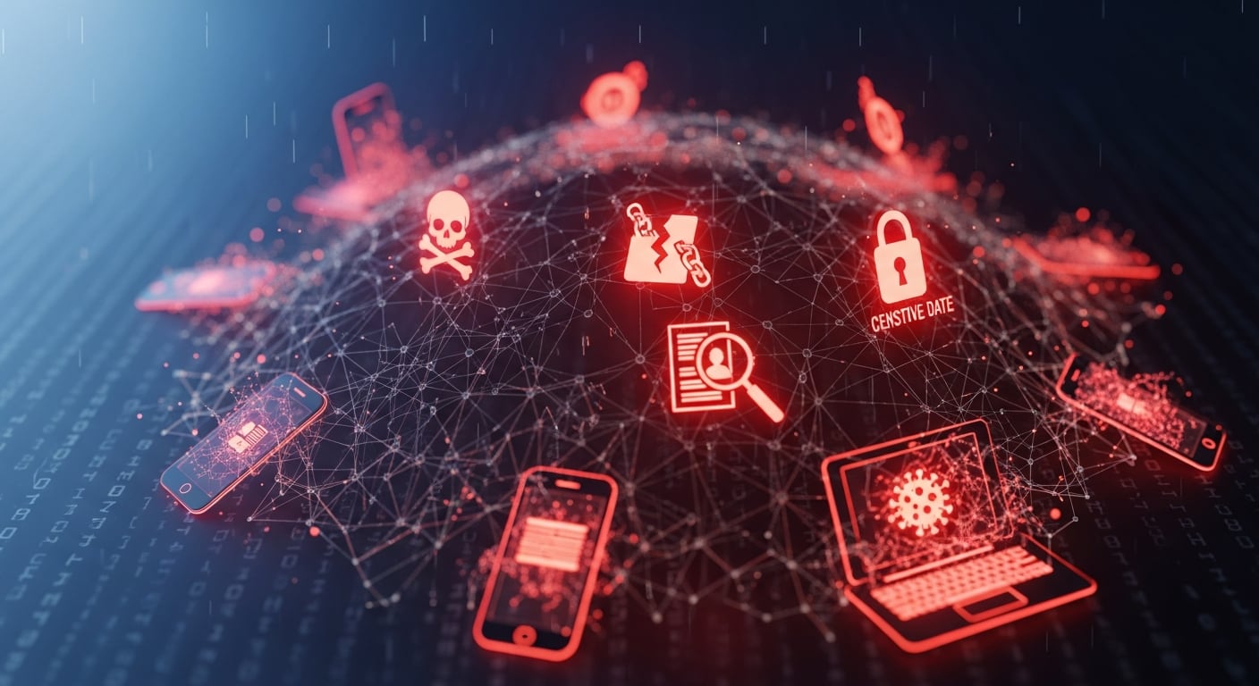 Kaspersky detectó en 2025 cerca de medio millón de archivos maliciosos por día, con un aumento del 7% frente al año anterior. (Imagen Ilustrativa Infobae)