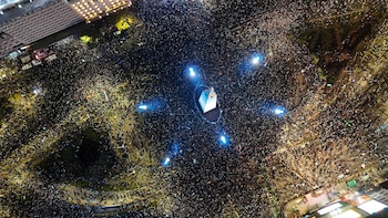 Festejos Argentina Inglaterra en el Mundial 2026 - Drone - Obelisco