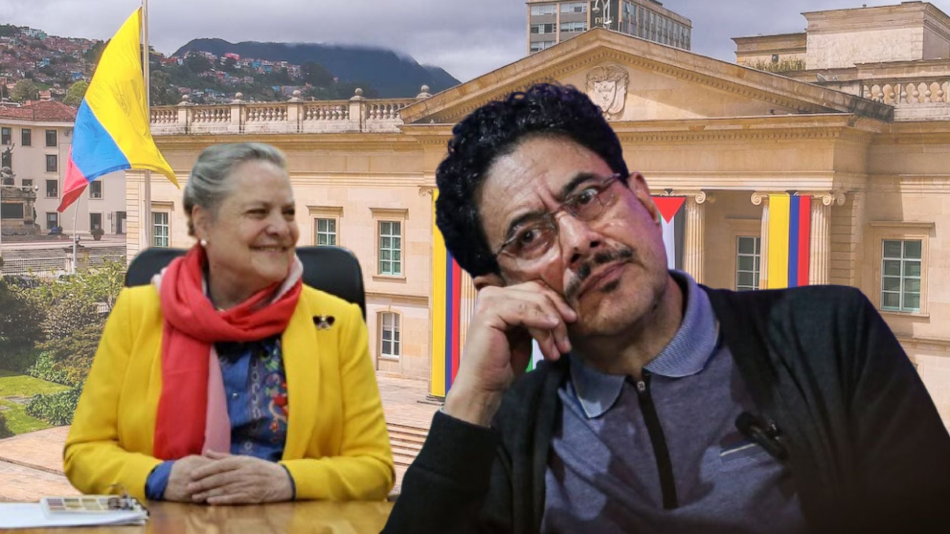 Clara López se baja de su candidatura a la presidencia para unirse a la campaña de Iván Cepeda - crédito Dapre, Colprensa e Infobae