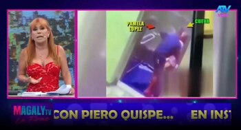 Magaly Medina furiosa por medidas de protección a favor de Christian Cueva frente a Pamela López. Infobae Perú / Captura TV - Magaly TV La Firme