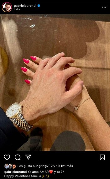 Tomado de Instagram @gabrielcoronel