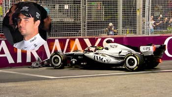 Checo Pérez se impacta contra el muro en el GP de Singapur 2026 y explica la causa de su accidente