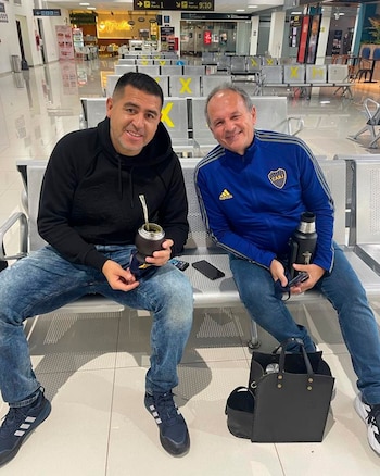 Juan Román Riquelme y Ricardo