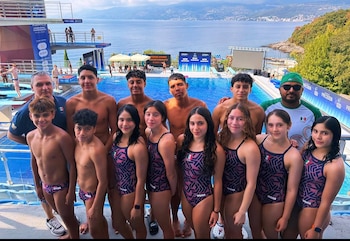 La Gemelas Cueva fueron las grandes protagonistas de la competencia al conseguir siete medallas de las 12 conseguidas por los clavadistas mexicanos. (Olimpismo Mexicano)