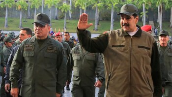 Nicolás Maduro y su ministro