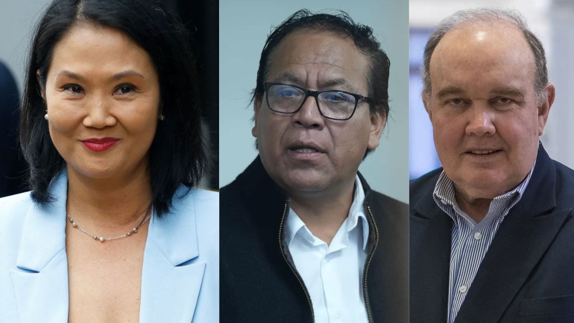Resultados ONPE de las Elecciones 2026 dejan parcialmente a Keiko Fujimori en primer lugar y a Roberto Sánchez en segundo puesto. Composición Infobae