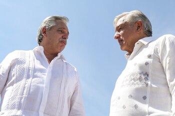 Alberto Fernandez y Andres Manuel